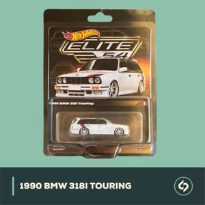 Collettori Hot Wheels Elite 64 Serie 1990 BMW 318i Touring NUOVI | Blister Confezione Originale - Foto 1 di 3