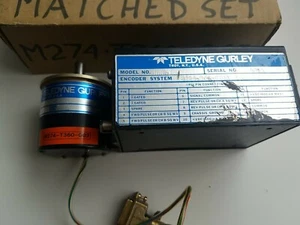 TELEDYNE GURLEY HRB-IM ENCODER SYSTEM 8325-360-CBQA &Steppermotor matched set. - Picture 1 of 8