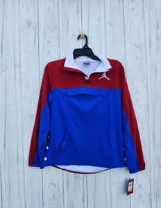 SIZE LARGE Kid's 12-13 YEARS Nike Jordan Jumpman Track Jacket Blue red - Picture 1 of 6