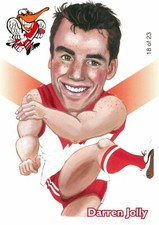 ✺New✺ 2005 SYDNEY SWANS AFL Premiers Card DARREN JOLLY Weg