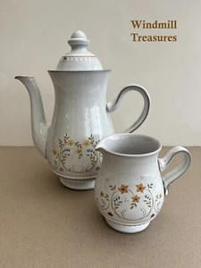 JUEGO DE 2 CAFETERAS DENBY AVIGNON JARRA DE LECHE - FAB - Imagen 1 de 11