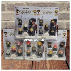 Harry Potter Stampers Pack Of 5 Wizarding World Official Different Character NEW - Picture 1 of 6