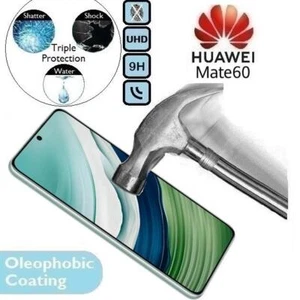 100% Genuine Tempered Glass 9H Screen Protector (Mate60) For Huawei Mate 60 - Picture 1 of 2