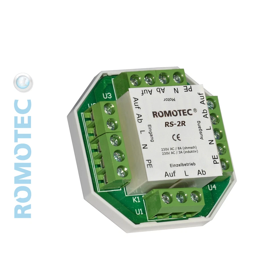 Trennrelais für Rohrmotor Rolladen Rollladenmotor Markisen Jalousie RS-2R - Bild 1 von 1