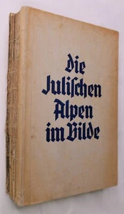 1943 WWII GERMAN BOOK Los Alpes Julianos a imagen Alps History Book - Imagen 1 de 8