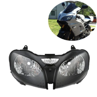 Front Headlight Lamp Assembly Fit For Kawasaki Ninja ZX-9R 00-03 ZZR600 05-08 - Image 1 of 4