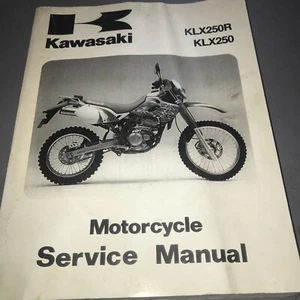 Kawasaki KLX250 KLX250 R 1993-1996 OEM Motorcycle Service Manual 99924-1165-03 - Picture 1 of 2