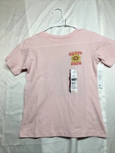 Wonder Nation Tee Shirt Girls Size 6-6X Purple Graphic Short Sleeve Crew Neck - Picture 1 of 13