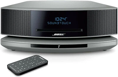 Bose Wave SoundTouch Music System IV CD Radio WiFi Bluetooth Platinum Silver NEW - Image 1 of 2