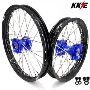 KKE 19/16 Dirt Bike Wheels for KTM85 SX 03-2020 Husqvarna TC85 2014-20 Rims Blue - Picture 1 of 11