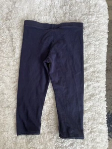Osh Kosh girls sz. 6 navy blue classic crop legging pants. Cute, comfortable - Picture 1 of 7