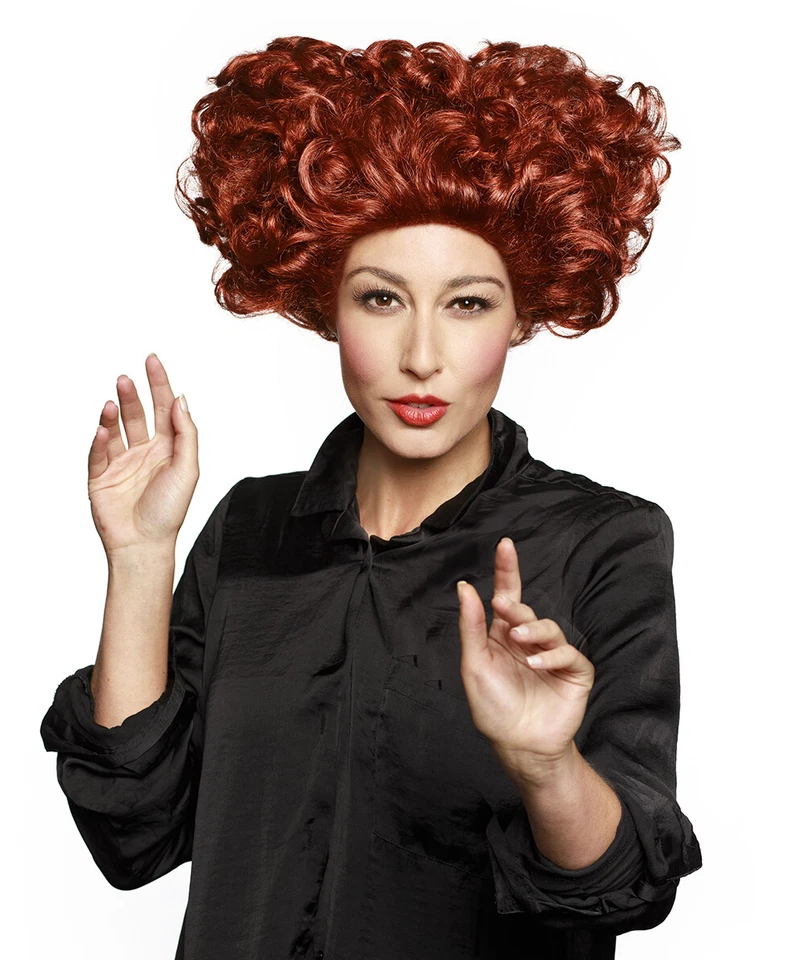 Peluca de bruja Winnie Sanderson - Roja - Hocus Pocus - Accesorio de disfraz - Talla única Foto 1 de 1