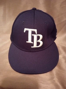 Unisex Blue Adjustable Tampa Bay Rays Ball Cap Cotton Embroidered One size - Picture 1 of 7