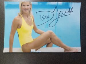 DANA TORRES  Hand Signed Autograph 4X6  Photo - 12 OLYMPIC TIME MEDAL SWIMMER 