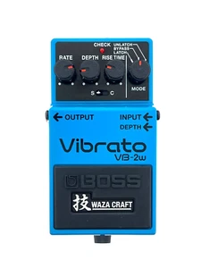 Boss VB-2W Waza Craft Vibrato Effektpedal für Gitarre neuwertig mit Netzteil - Bild 1 von 8