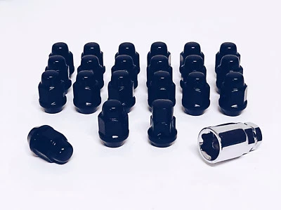 Juego de combo de tuerca y bloqueo de rueda negro 12x1,5 Toyota Yaris IA Honda Scion IM Foto 1 de 2