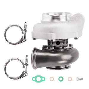 GT30 GT3071 GT3071R Billet Turbo Doble Rodamiento de Bolas Cerámico 0.63 A/R Banda V - Imagen 1 de 11