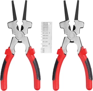 2 PCS 8 Inch Multi Function Mig Welding Pliers & Metal Sheet Thickness - Picture 1 of 12