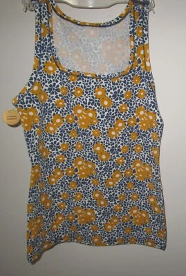 WACOAL~SMALL~815362~NWT Deco Floral Understated Cotton Tank - Image 1 of 3