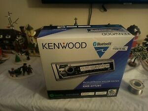 Kenwood Kmr- D772bt Single DIN Marine USB CD Mp3 Bluetooth Stereo Hurry 