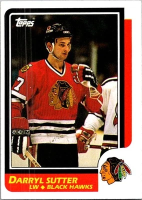 1986-87 Topps #49 Darryl Sutter - Image 1 of 2