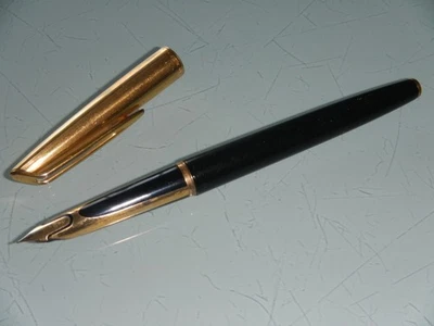 Stylo plume vintage "WATERMAN CF" Plume or 18K - Dans son jus - c1965 - Photo 1/4