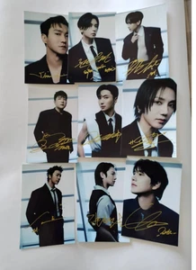 KPOP SUPER JUNIOR Autographed Signed Photo Picture Collection 4*6 9PCS - Picture 1 of 1
