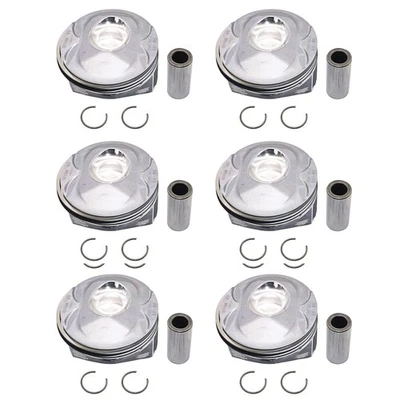 For Land Rover 6Pcs Supercharged Engine Pistons Assembly Set Car Accessories - Image 1 of 4