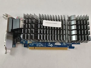 Lot of 2 Asus Nvidia GeForce 210 1 GB DDR3 PCI-E x16 Low Profile Video Card - Picture 1 of 6