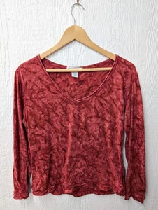 Nomadic Traders 100% Cotton Tie Dye Artsy Lagenlook Top Shirt Size Medium - Picture 1 of 5