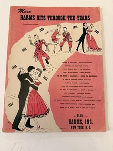 Vintage More Harms Hits Through The Years Klavier Noten Buch 80 Seiten 26 Songs - Bild 1 von 6