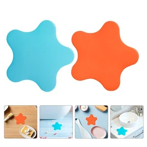  2 Pezzi Tappi Vasca Copri Scarico Vasca da Bagno con Ventosa Capelli 5 Pollici Silicone - Foto 1 di 17