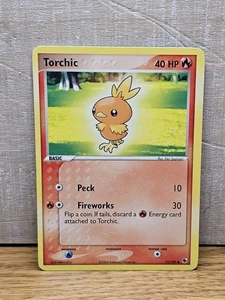 Torchic 73/109 EX Ruby & Sapphire Non-Holo Pokémon Card TCG - Picture 1 of 12