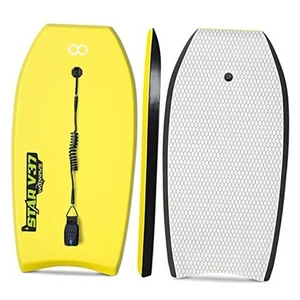 Bodyboard 33-inch/37-inch/42-inch Premium IXPE Body Board with 37" yellow - Picture 1 of 7