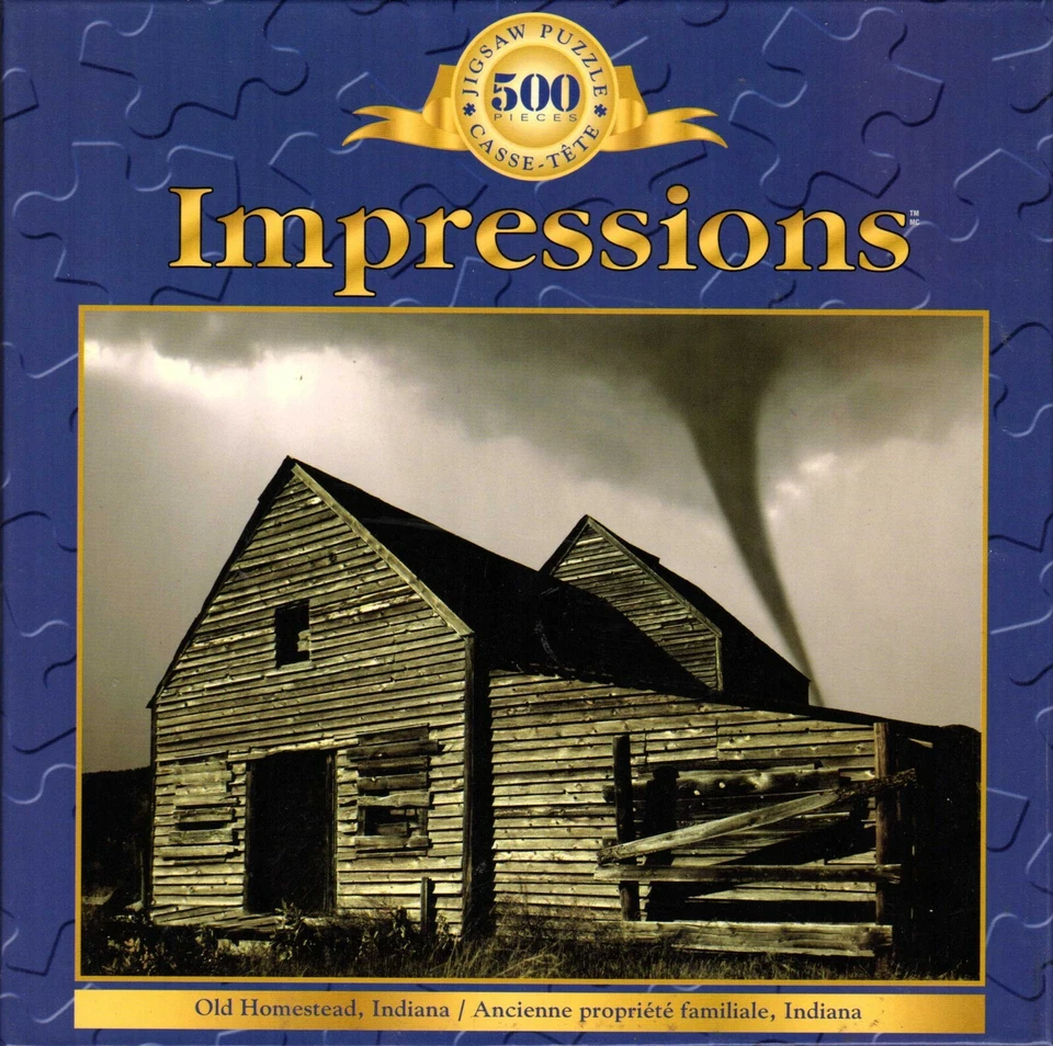 Impressions: Old Homestead Indiana 500 Piece Puzzle - Image 1 of 1