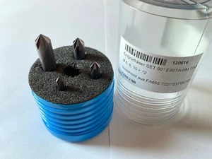VHM 90° Entgratfräser Set WEXO ø6, 8, 10, 12mm NEU mit Rechnung!!! - Bild 1 von 1