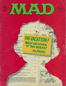 MAD Magazine #130 Oct 69 October 1969 "On Vacation" Cover Vintage Collectible - Picture 1 of 8