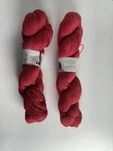 Lornas Laces SOLEMATE sock knitting yarn, 100g, Lot of 2 Skeins, Bold Red - Picture 1 of 4