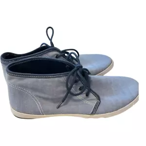 ASOS Men's Blue Denim Lace Up Chukka Boots UK Size 9 US Size 10 - Picture 1 of 7