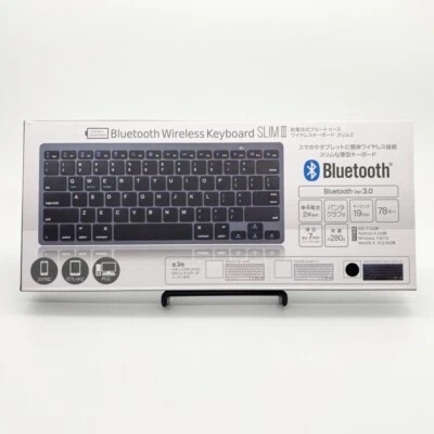 Bluetooth Wireless Keyboard (US) SLIM III Space Gray for Windows Android Mac iOS - Image 1 of 4