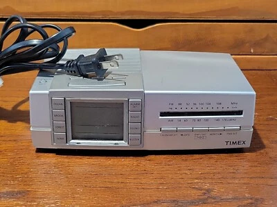 Timex T434S Digital Triple Alarm Clock & Nature Sounds Sleep Therapy AM FM Radio - Image 1 of 4