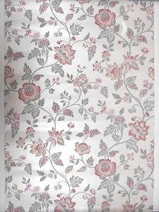 4115 Tapete LIANA ROSA FLORAL MIT SILBERSCHIMMER - Bild 1 von 1