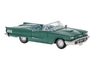 Brekina 18201 1:87 H0 Ford Thunderbird Cabriolet grün 1960 NEU OVP 2025 - Bild 1 von 2