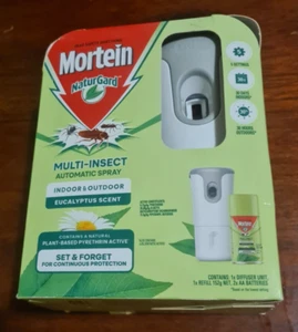 Mortein Natur Gard Multi-Insect Automatic Spray Unit Indoor/Outdoor Discontinued - Picture 1 of 5