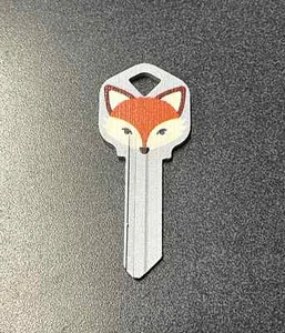 1 PC Fox Brass House / Entry Decorative Key Blank KW1 66 - Picture 1 of 1