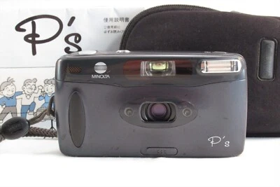 【EXC++++!!】Minolta P's Ps Point & Shoot film Camera w/ Strap Case Japan #3873 - Image 1 of 4