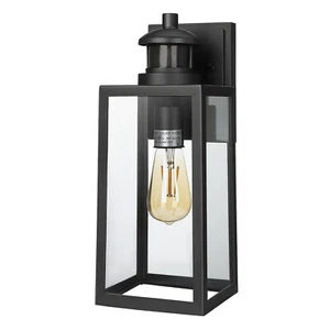 DEWENWILS Motion Sensor Outdoor Wall Light Dusk to Dawn Exterior Light Fixtures - Picture 1 of 8