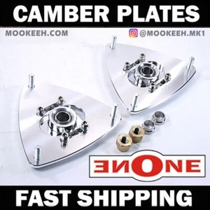 MK1 Front PillowBall Adjustable Camber Kit Plates 2008-2014 Impreza WRX - Bild 1 von 12