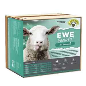 Olsson Ewe Beauty All Seasons Salt Lick Block Supplement for Sheep 20kg - Picture 1 of 1