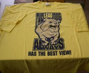 Camiseta Cavalcade USA "El perro plomo siempre tiene la mejor vista", XXLarge, 50/50 - Imagen 1 de 1